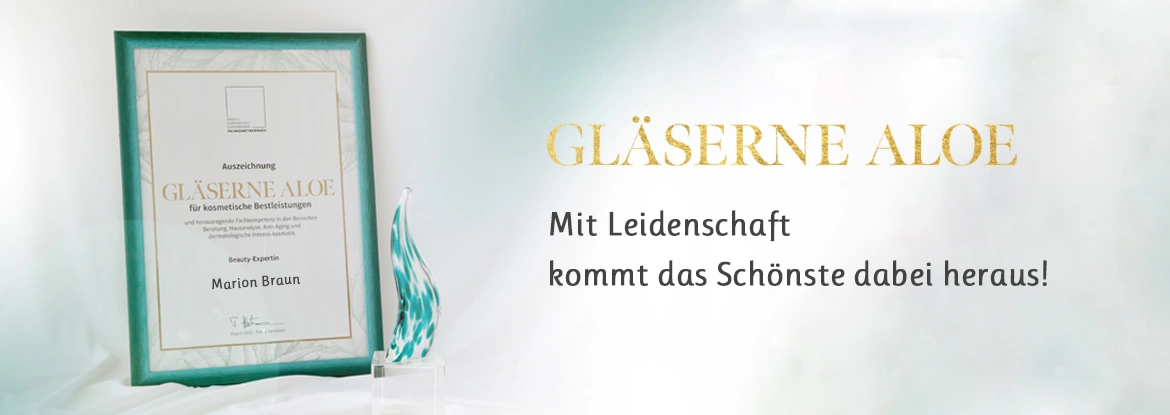 GLÄSERNE ALOE geht an Marion Braun, Mosbach